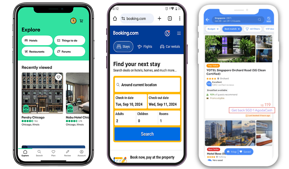 Discover the top three travel guidance apps to compare prices, find the best deals, and read reviews for informed decisions on accommodations and dining. Travel smarter with these essential apps